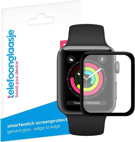 Protecteur d'écran Apple Watch 1/2/3 en verre trempé - 38 mm | bol.com