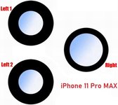 Camera Lens voor iPhone 11 Pro 11 Pro MAX set van 3 - Zelfklevende vervangingsonderdeel -