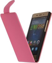 Wicked Narwal | Classic Flip Hoes voor Huawei P8 Lite Roze