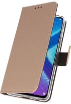 Wicked Narwal | Wallet Cases Hoesje voor Huawei Honor 8X Goud