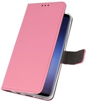 Wicked Narwal | Wallet Cases Hoesje voor Samsung Galaxy S9 Plus Roze