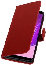 Wicked Narwal | Premium bookstyle / book case/ wallet case voor Samsung Samsung Galaxy A9 2018 Rood