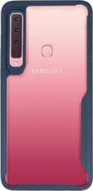 Wicked Narwal | Focus Transparant Hard Cases voor Samsung Samsung Galaxy A9 2018 Navy