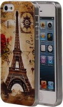 Wicked Narwal | Eiffeltoren TPU Hoesje voor iPhone 5