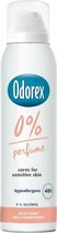 Bol.com Odorex 0% Parfum Deodorant Spray - Voordeelverpakking - Unisex - 6x 150ml aanbieding