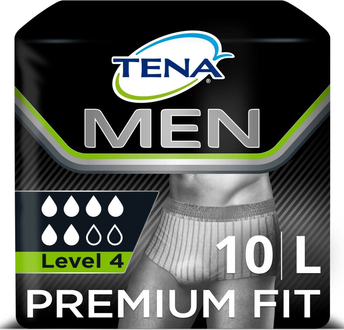 Tena Men Premium Fit Large incontinentie broekjes - 10 Stuks - TENA