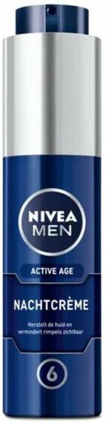 NIVEA MEN Active Age Nachtcrème - Anti Rimpel - 50 ml | bol