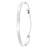 Stalen armband bangle bewerkt graveerbaar