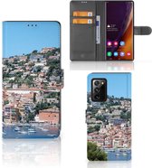 GSM Hoesje Geschikt voor Samsung Galaxy Note20 Ultra Wallet Book Case Frankrijk