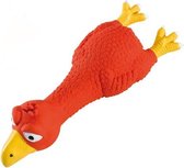 Ferplast Hondenspeelgoed Kip 18 X 6 Cm Latex Rood