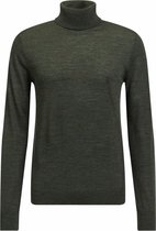 WE Fashion Heren merinowollen coltrui -Maat M