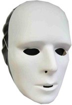Set de 8x masques de maquillage blanc - A peindre soi-même - masques faciaux - Pour enfants et adultes