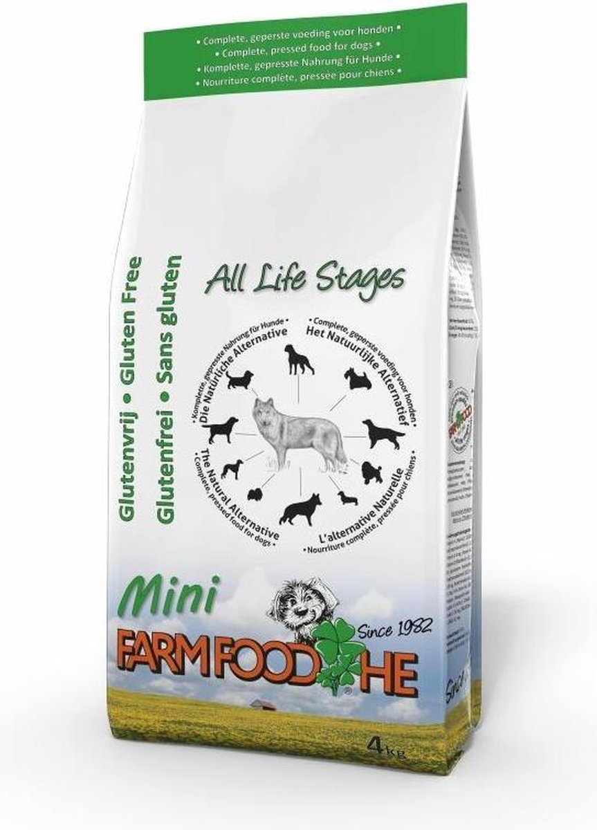 Farm Food HE Glutenvrij Mini hondenvoer 2 x 4 kg