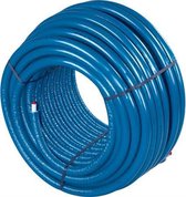 Uponor Uni pipe plus leiding / buis Thermo 25x2,5mm geisoleerd ISO-4 (S4) 4mm isolatie blauw 50m 1063946