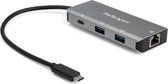 StarTech.com 3-poorts USB-C hub met LAN poort 10 Gbps 2x USB-A en 1x USB-C