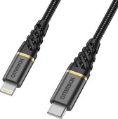 OtterBox Premium USB-C naar Lightning kabel - 2M - Zwart