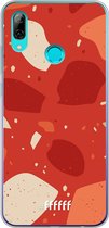 Huawei P Smart (2019) Hoesje Transparant TPU Case - Terrazzo N°4 #ffffff