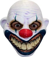 Partychimp  Big Mouth Clown Volledig Hoofd Masker Halloween voor bij Halloween Kostuum Volwassenen Carnaval - Latex - One size