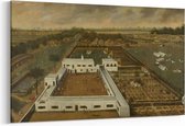 Schilderij - Hollandse plantage in Bengalen — 100x70 cm