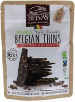 Belvas Thins dark 85% met kokosbloesemsuiker 120 gram