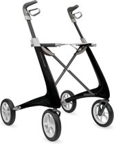 Ultralight Carbon Rollator Zwart - Standaard