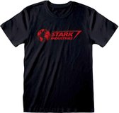 Marvel Heren Tshirt -2XL- Stark Industries Zwart