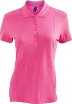 SOLS Dames/dames Passion Pique Poloshirt met korte mouwen (Fuchsia) Maat XL
