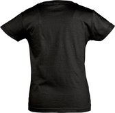 T-shirt à manches courtes Filles SOLS Cherry (noir profond)