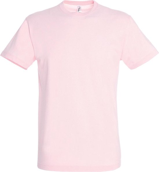 SOLS Heren Regent T-Shirt met korte mouwen (Lichtroze)