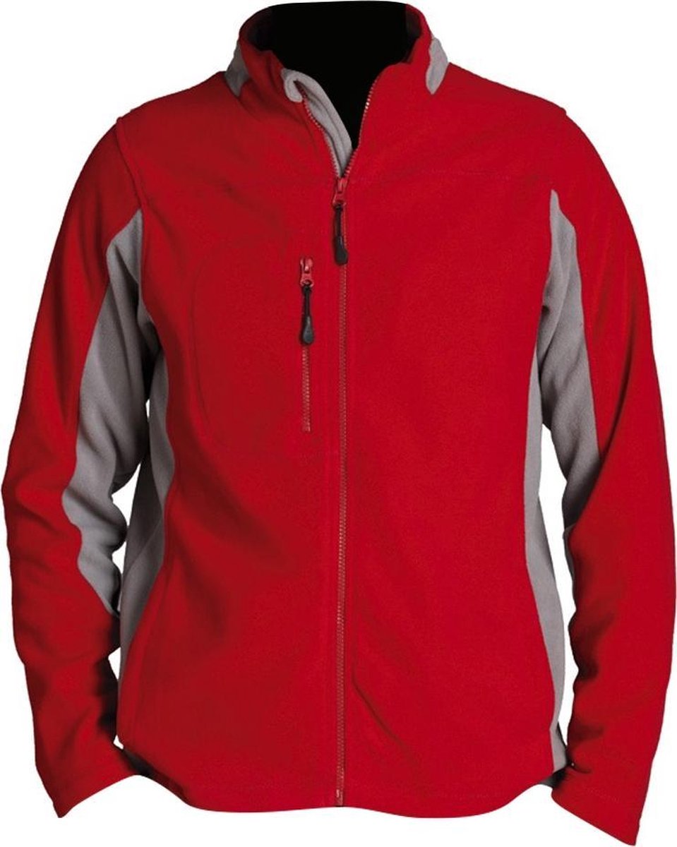 SOLS Heren Nordic Full Zip Contrast Fleece Jacket /Middelgroot Grijs