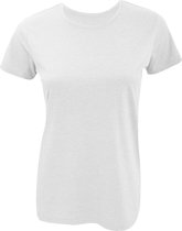 Russell Dames Slim Fit Langer Lengte Korte Mouwen T-Shirt (Wit)