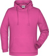 James And Nicholson Heren Basis Hoodie (Roze)