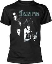 The Doors Heren Tshirt -S- Light Zwart