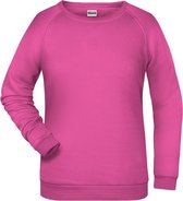 James And Nicholson Dames/dames Basic Sweatshirt (Roze)