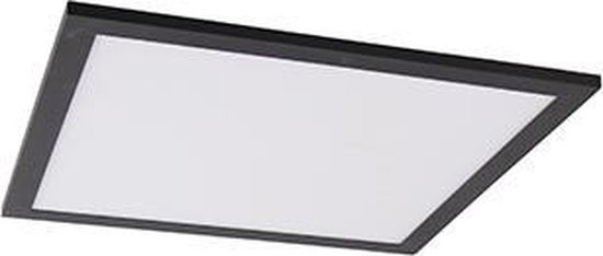 QAZQA liv - Moderne LED Plafondlamp - 1 lichts - L 400 mm - Zwart - Woonkamer | Slaapkamer | Keuken