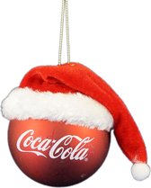 Coca-Cola Bal Met Kersthoed Kersthanger Ornament