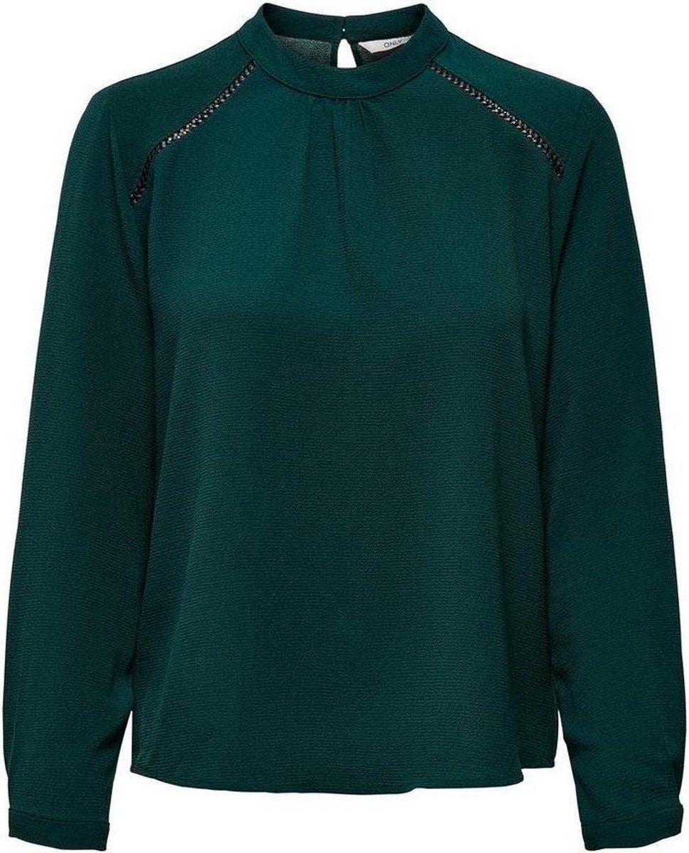 Onlnew Mallory L/s Blouse Solid Wvn 15170784 Green Gables
