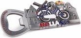 Opener Magneet Fiets Holland Tin - Souvenir