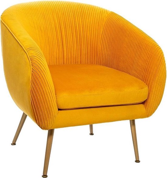 Fauteuil Eazy Living Delray Jaune moutarde