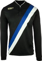 Robey Shirt Anniversary LS - Voetbalshirt - Black/Royal Blue/White - Maat XL