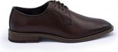 GENTS | Schoenen Heren | Nette Veterschoen roodbruin Maat 42