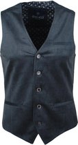 Ferlucci - Exclusief Heren Gilet - Collezione - Fluweel Grijs