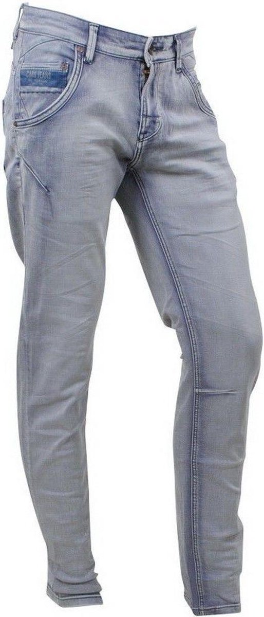Cars Jeans - Heren Jeans Regular - Stretch - Lengte Loyd - Grey Used | bol.com