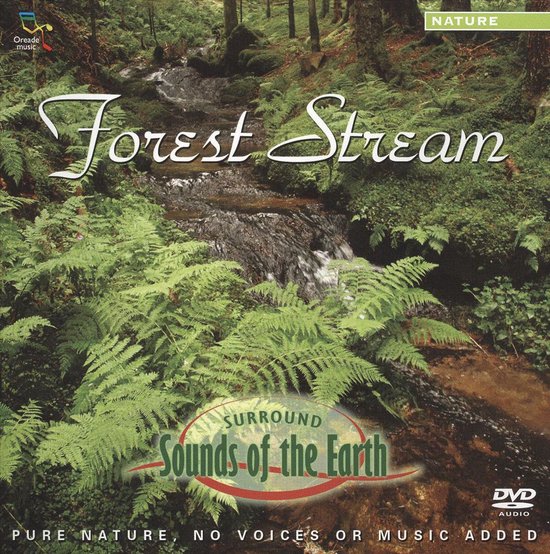 DVD Nature avec "Forest Stream" et "Sounds of the Earth" en vert et rouge.