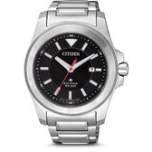 Citizen Promaster Land Horloge - Citizen heren horloge - Zwart - diameter 42 mm - roestvrij staal