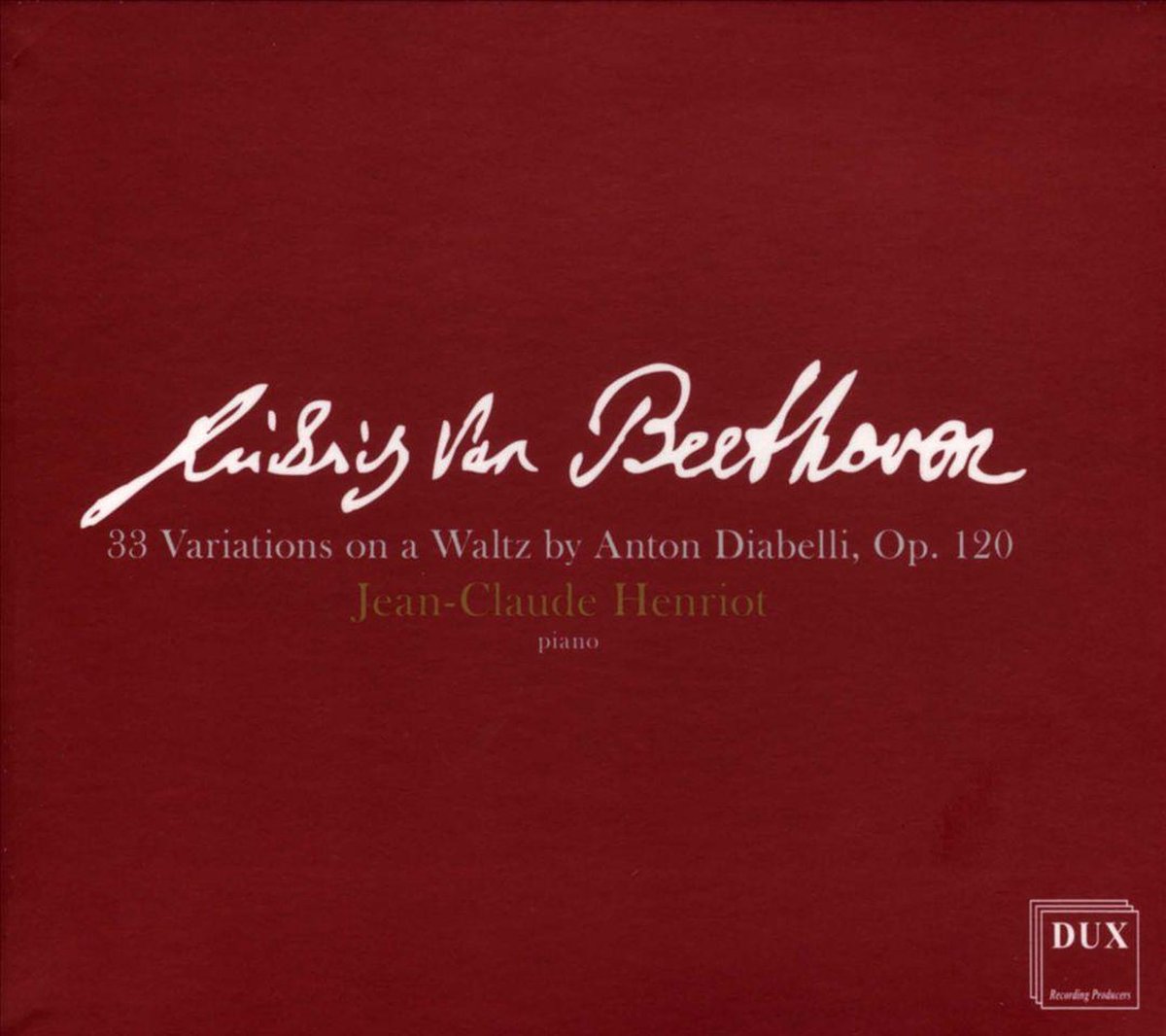 Beethoven: 33 Variations On A Waltz By Diabelli