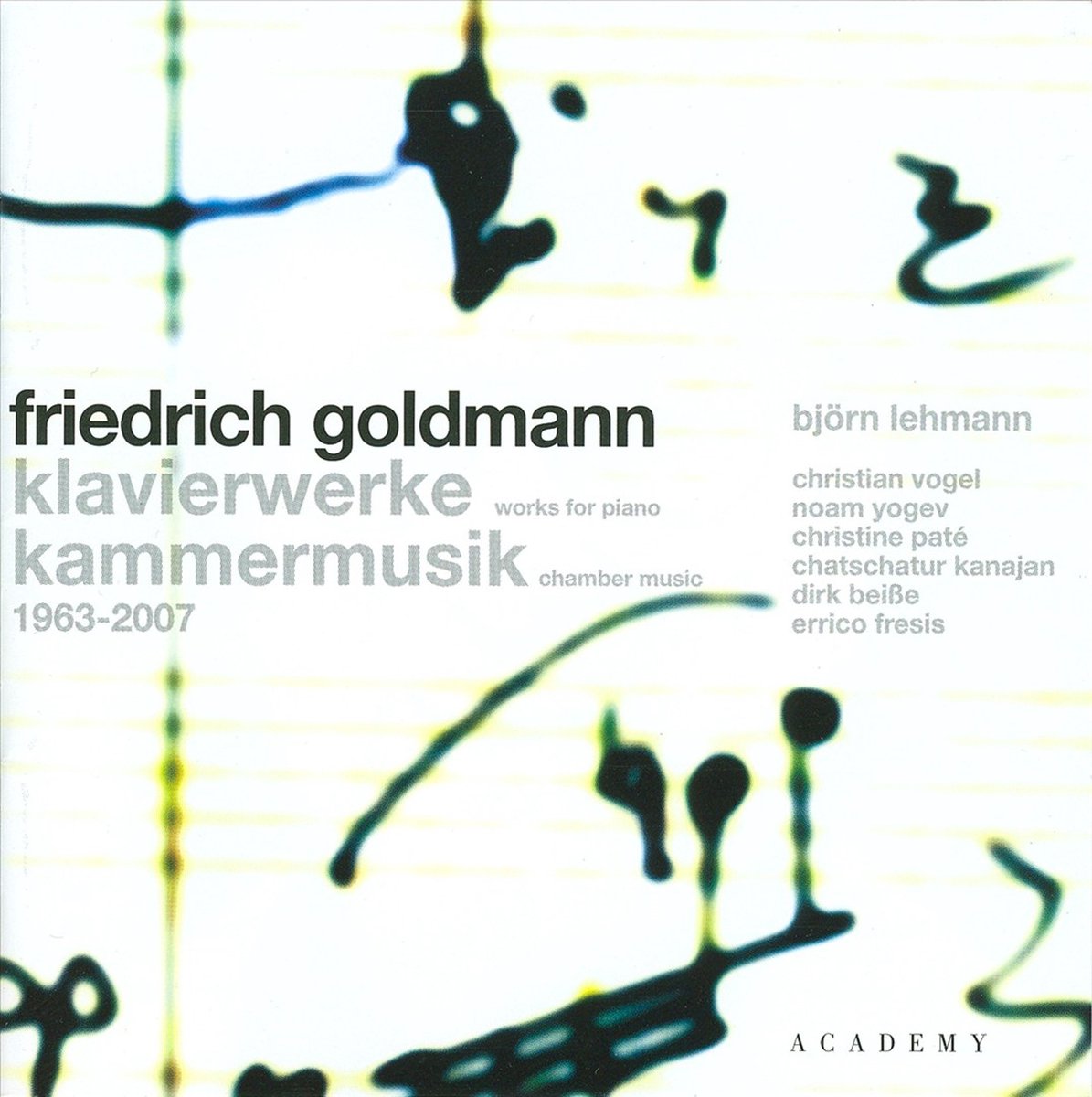 Friedrich Goldman: Klavierwerke/Kammermusik