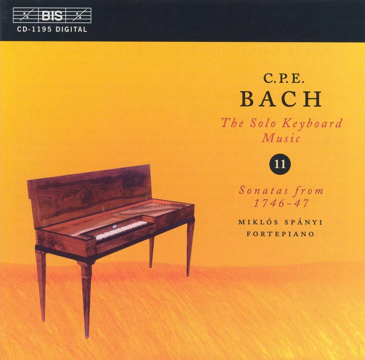 Miklós Spányi - C.P.E. Bach: Solo Keyboard Music Vol 11 (CD)