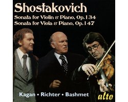 Shostakovich: Sonata for violin and piano; Sonata for viola and piano