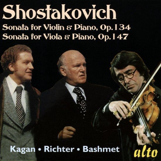 Shostakovich: Sonata for violin and piano; Sonata for viola and piano